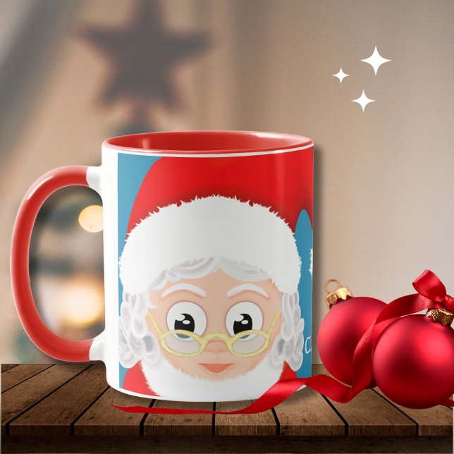 Mrs Claus Custom Merry Christmas Coffee Mug (Creator Uploaded)