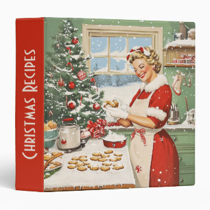 Mrs. Claus Holiday Baking Delight Binder