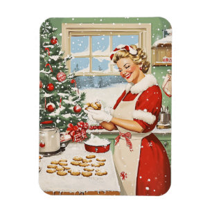 Mrs. Claus Holiday Baking Delight Magnet