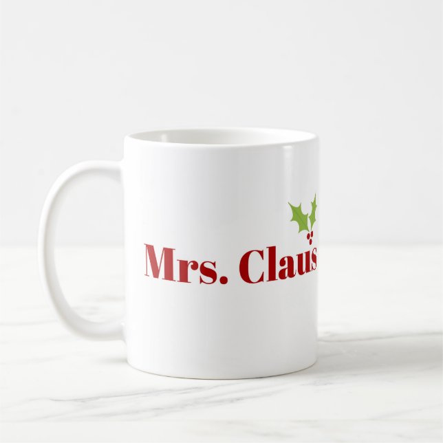 Mrs. Claus Mug (Left)