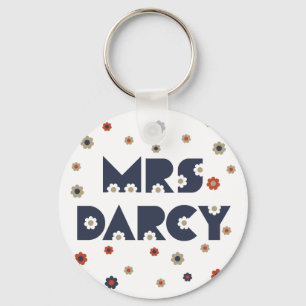 Mrs. Darcy Keychain