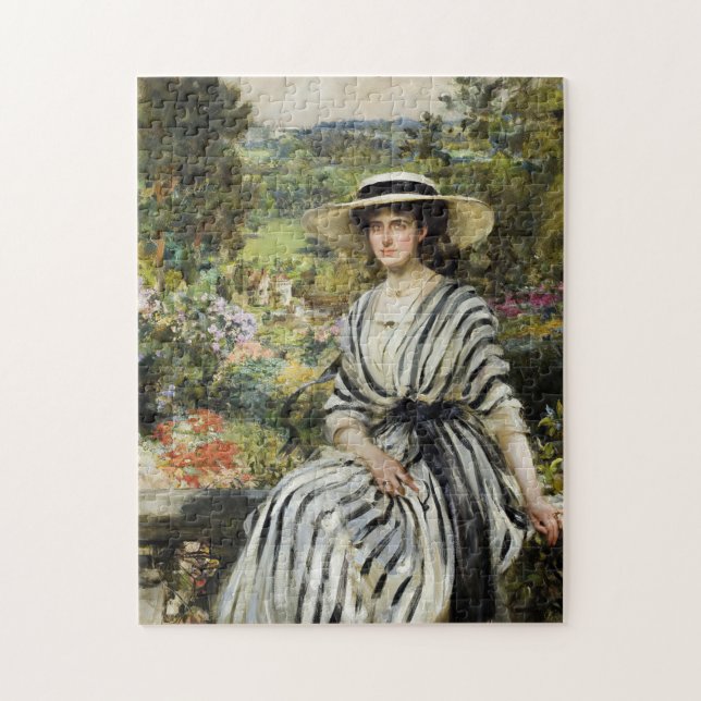 Mrs. Edward Windsor Hussey | James Jebusa Shannon Jigsaw Puzzle (Vertical)