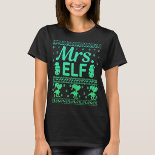Mrs Elf Christmas Family Ugly Xmas Christmas 1 T-Shirt
