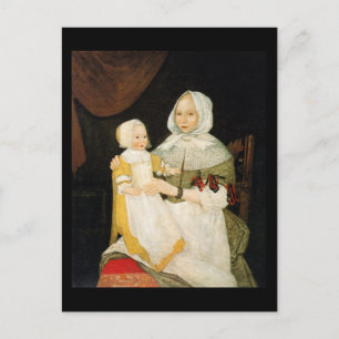 Mrs. Elizabeth Freake and Baby Mary, ca. 1671-1674 Postcard