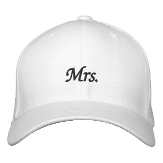 Mrs. Embroidered Hat