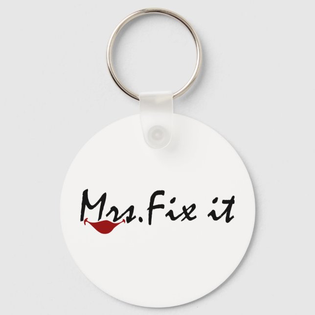 Mrs Fix It Keychain (Front)
