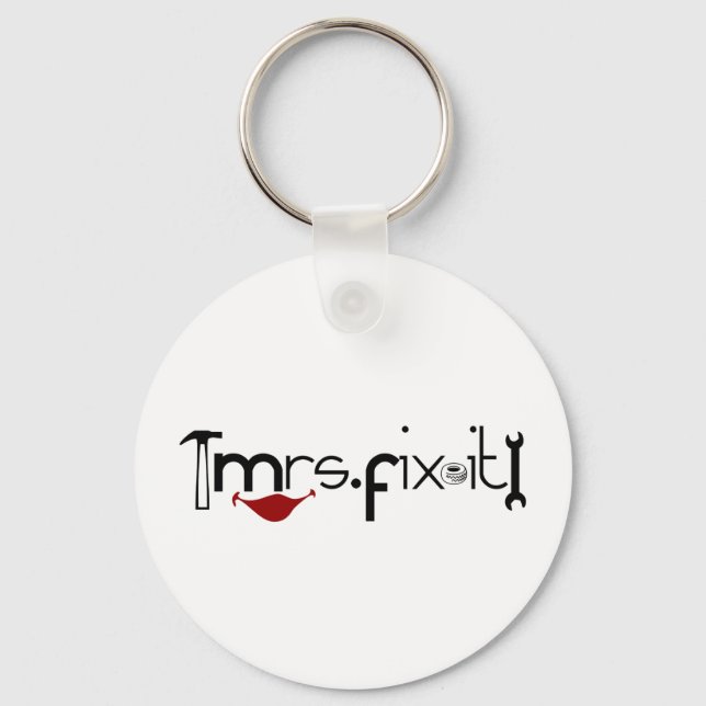 Mrs Fix It Keychain (Front)