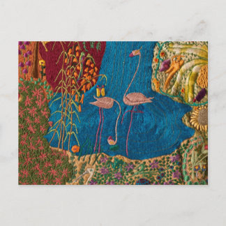 Mrs. Flam and Mr. Mingo Postcard