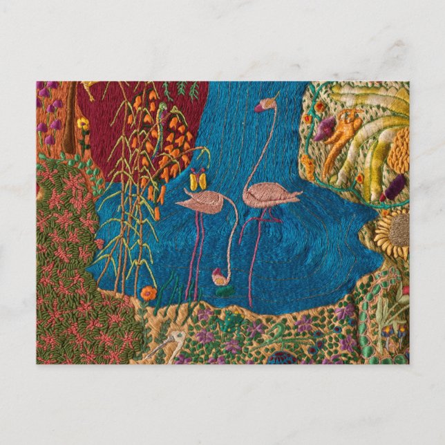 Mrs. Flam and Mr. Mingo Postcard (Front)