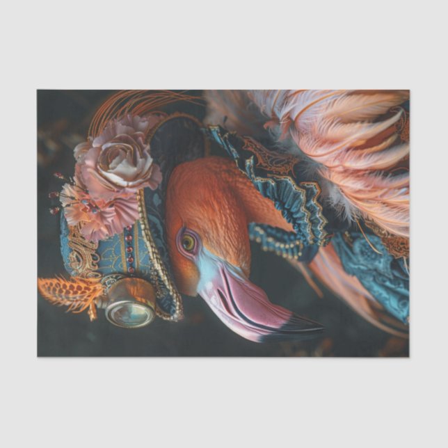 Mrs. Flamingo Tissue Paper (Front)