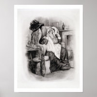 Mrs Gamp, from 'Charles Dickens: A Gossip about hi
