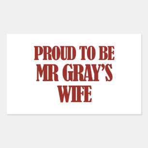 Mrs grey designs sticker