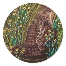 Mrs. Grouse Sticker