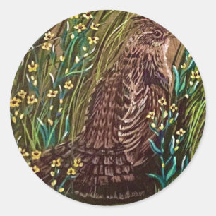 Mrs. Grouse Sticker