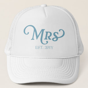 MRS Hat Est.Year Custom Bridal Hat Bachelorette
