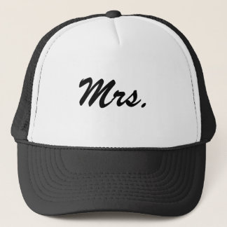 Mrs./Honeymoon Trucker Hat