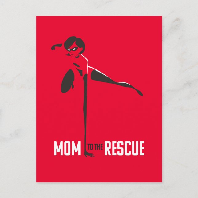 Mrs. Incredible | Mom To The Rescue Postcard (Front)