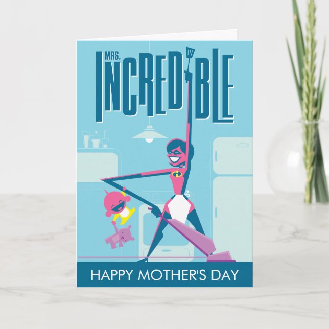 Mrs. Incredible Mother's Day Card (Front)
