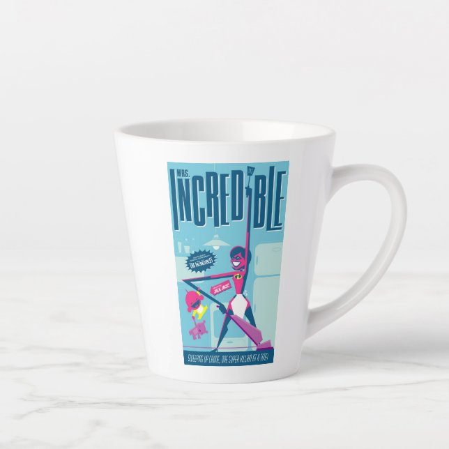 Mrs. Incredible Pop Art Disney 2 Latte Mug (Right)