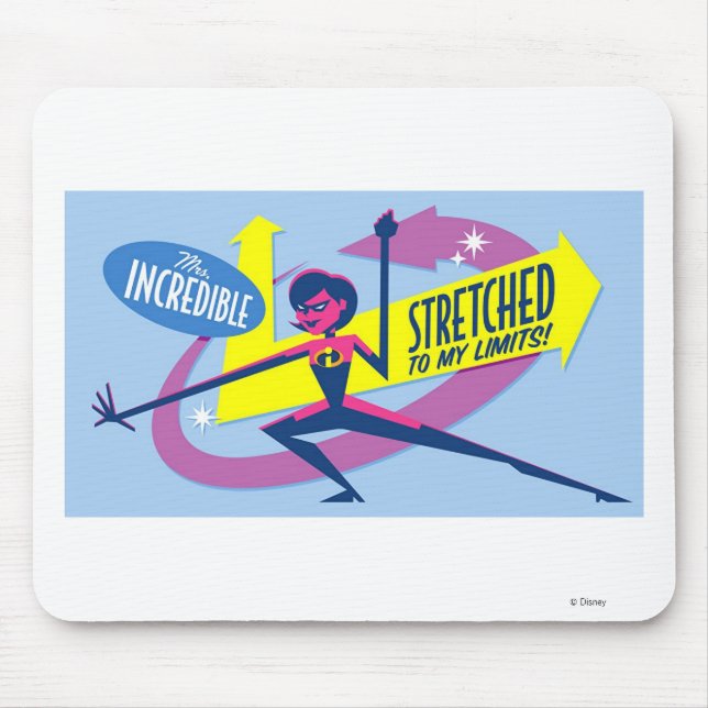 Mrs. Incredible Pop Art Disney Mouse Pad (Front)