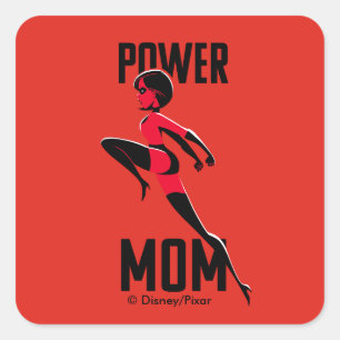 Mrs. Incredible   Power Mom Square Sticker