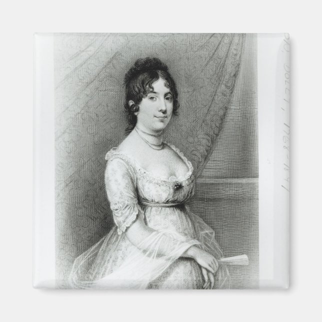 Mrs James Madison, Dolley Payne , c.1804-55 Magnet (Front)