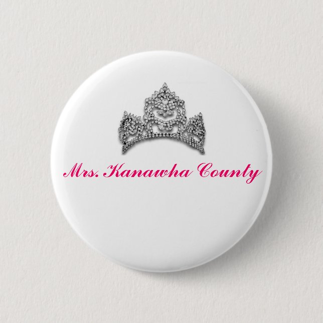 Mrs. Kanawha County Button (Front)