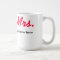Mrs. Lastname Mug, Customize - Any colour/font