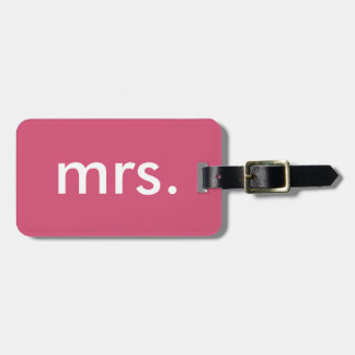 mrs. Luggage Tag