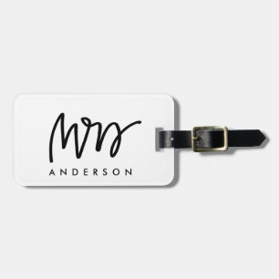 Mrs Luggage Tag