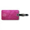 Mrs luggage tag - Hot Pink Faux Glitter