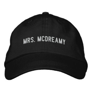 Mrs. McDreamy Embroidered Hat