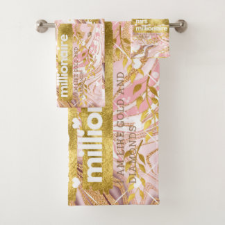 mrs. millionaire© I am like Gold and Diamonds!  Th Bath Towel Set