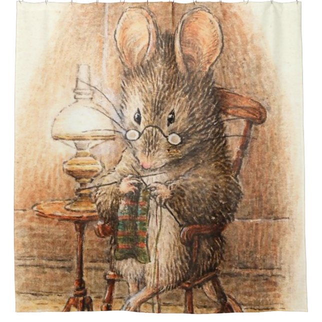 “Mrs Mouse Knitting” by Beatrix Potter (Front)