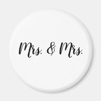 Mrs. & Mrs. magnet