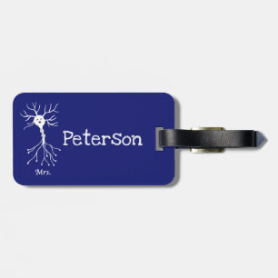 Mrs. Neuron Luggage Tag