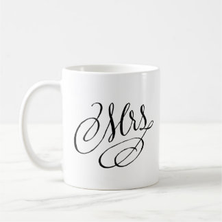 Mrs. new Bride mug Bridal Shower gift