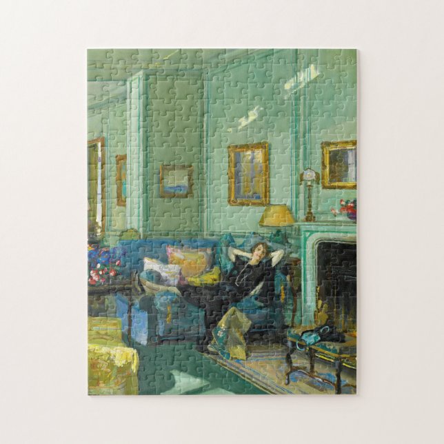 Mrs. Osler | Sir John Lavery Jigsaw Puzzle (Vertical)