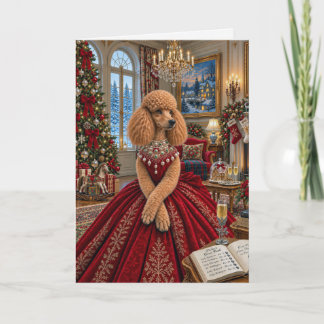 Mrs. Parker‘s Christmas Inn Poodle Holiday Card