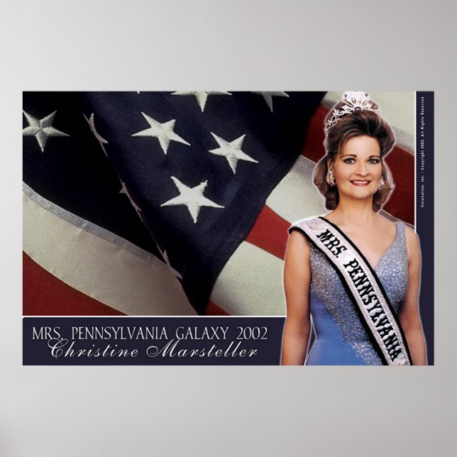 Mrs. Pennsylvania Galaxy 2002 - lt. Blue - 2 Poster (Front)