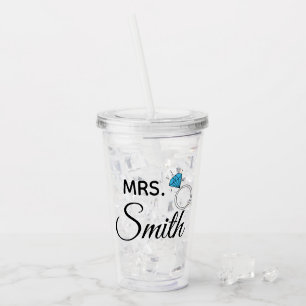 Mrs. Personalized Acrylic Tumbler