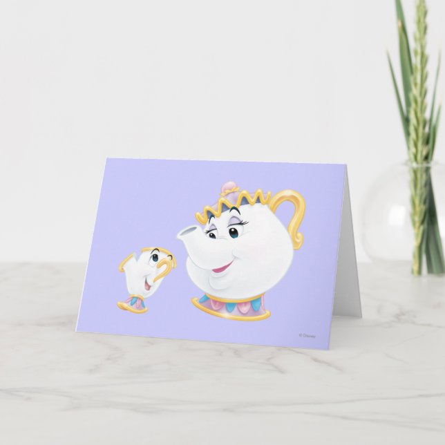 Mrs. Potts and Chip Card (Front)