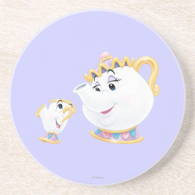 Mrs. Potts and Chip Coaster (Front)