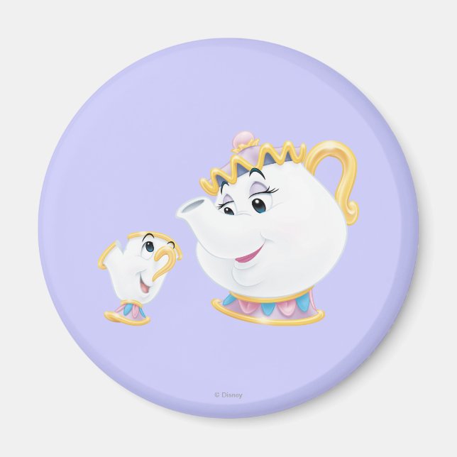 Mrs. Potts and Chip Magnet (Front)