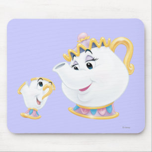 Mrs. Potts and Chip Mouse Pad