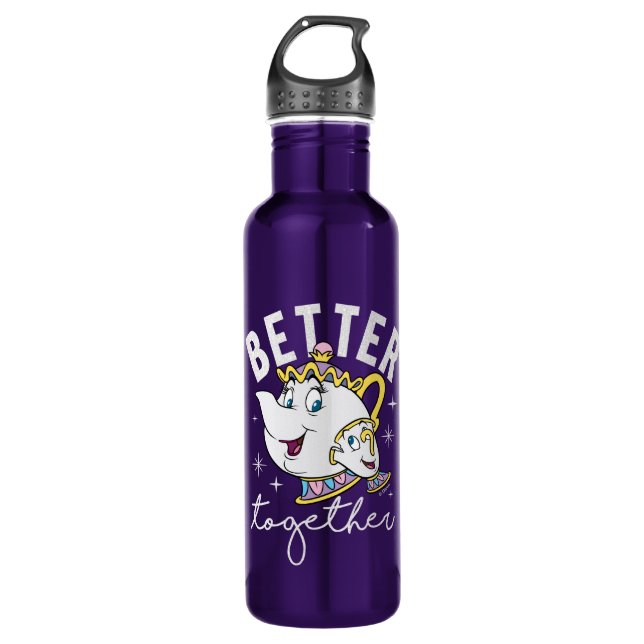 Mrs. Potts & Chip - Better Together 710 Ml Water Bottle (Front)