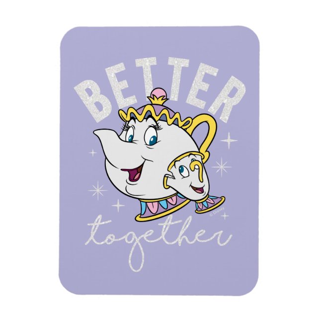 Mrs. Potts & Chip - Better Together Magnet (Vertical)