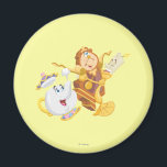Mrs. Potts & Friends Magnet<br><div class="desc">Belle</div>