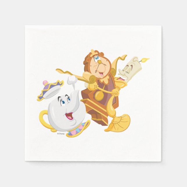 Mrs. Potts & Friends Napkin (Front)