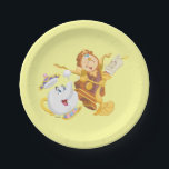 Mrs. Potts & Friends Paper Plate<br><div class="desc">Belle</div>